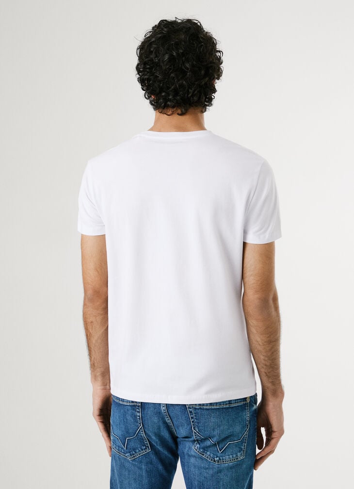 Pepe Jeans Slim Fit Logo Print T-shirt