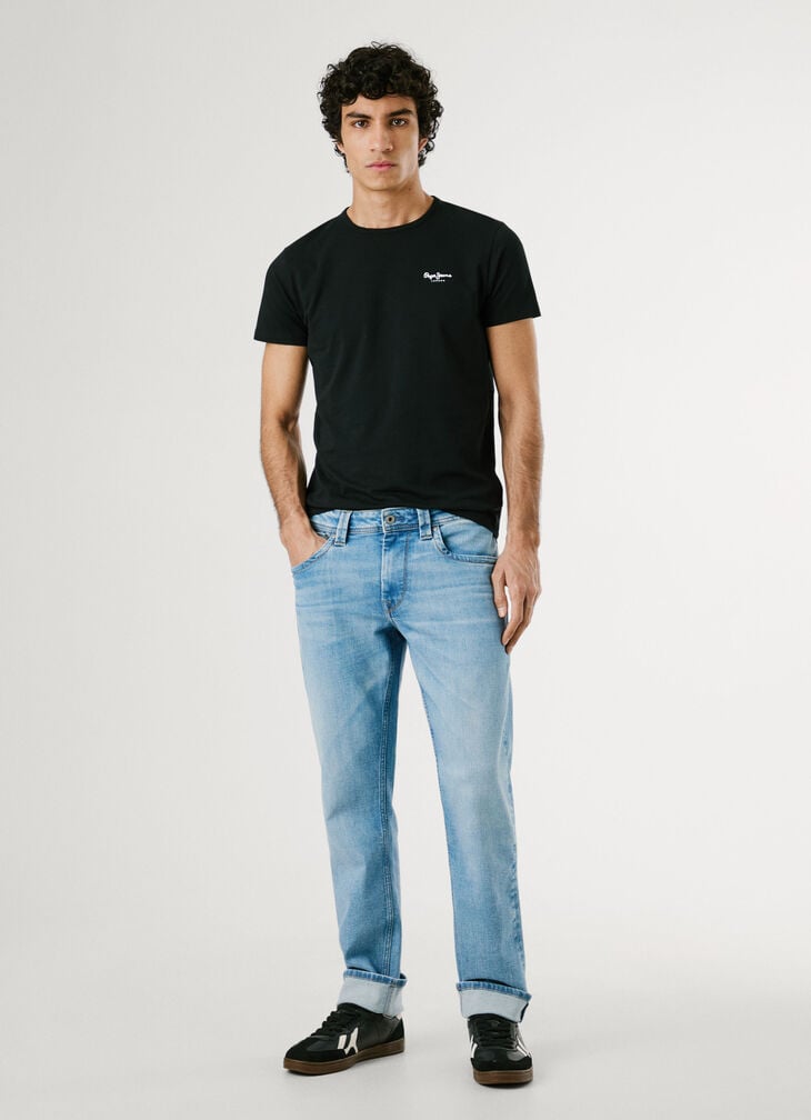 Pepe Jeans Slim Fit Logo Print T-shirt