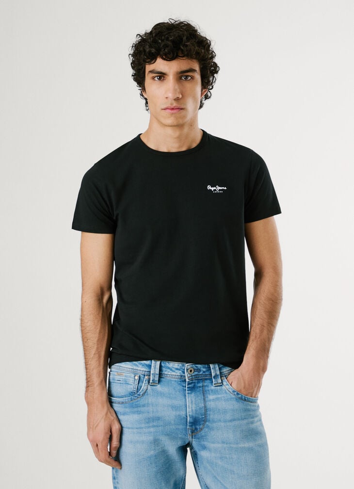 Pepe Jeans Slim Fit Logo Print T-shirt