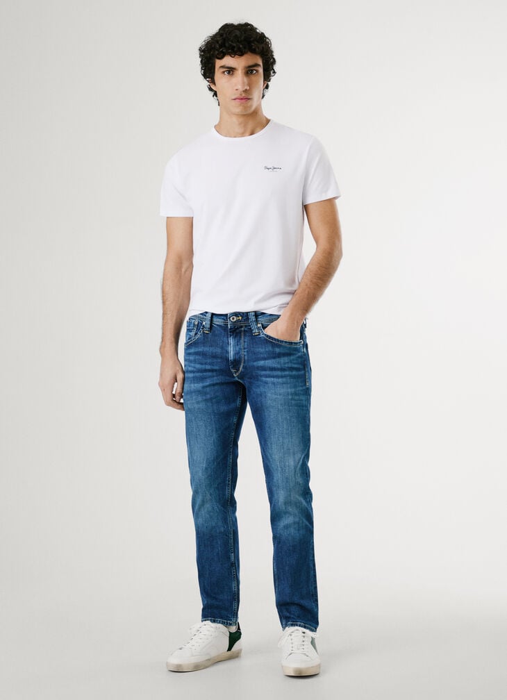 Pepe Jeans Slim Fit Logo Print T-shirt