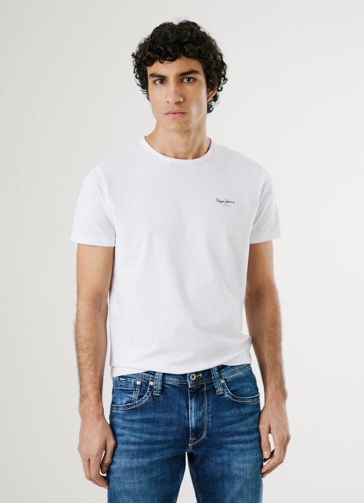 Pepe Jeans Slim Fit Logo Print T-shirt