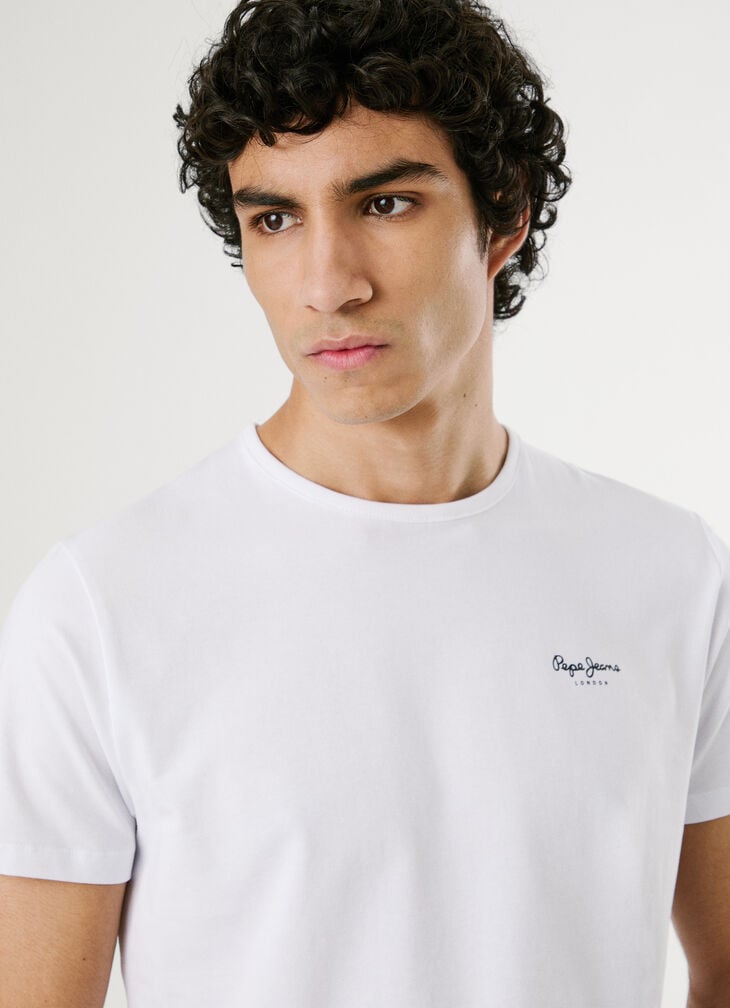Pepe Jeans Slim Fit Logo Print T-shirt