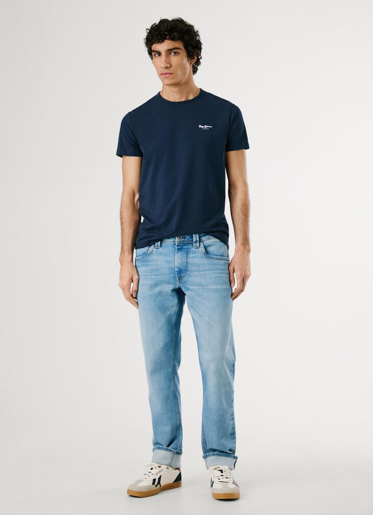 Pepe Jeans Slim Fit Logo Print T-shirt