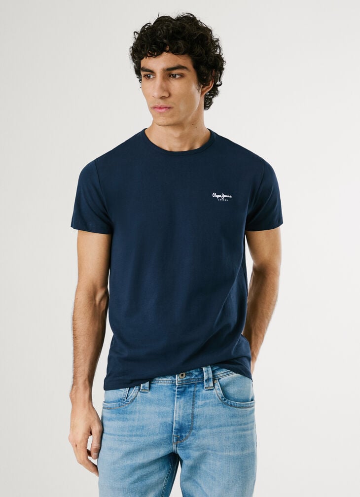 Pepe Jeans Slim Fit Logo Print T-shirt