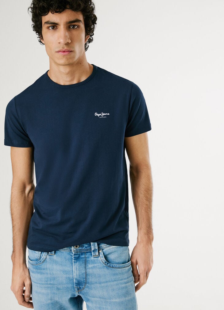 Pepe Jeans slim fit logo print t-shirt