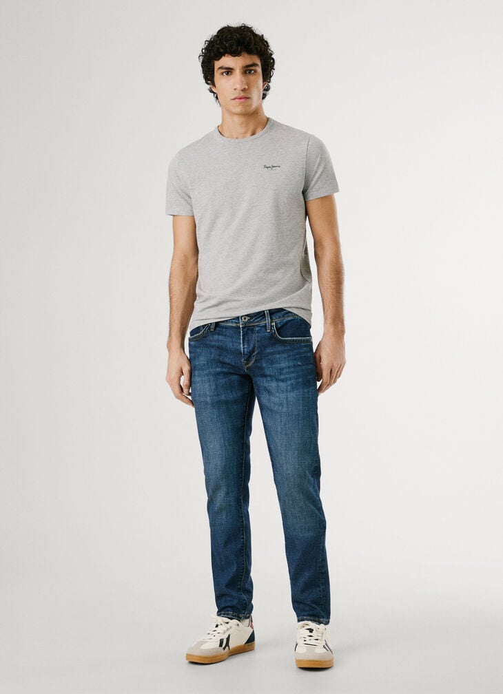 Pepe Jeans Slim Fit Logo Print T-shirt