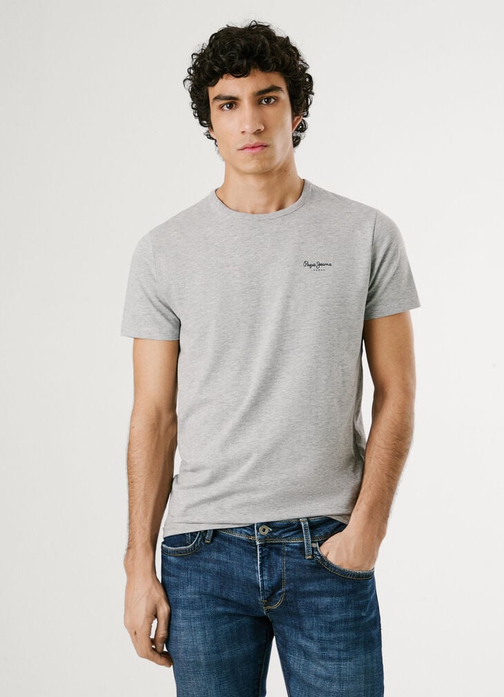 Pepe Jeans Slim Fit Logo Print T-shirt