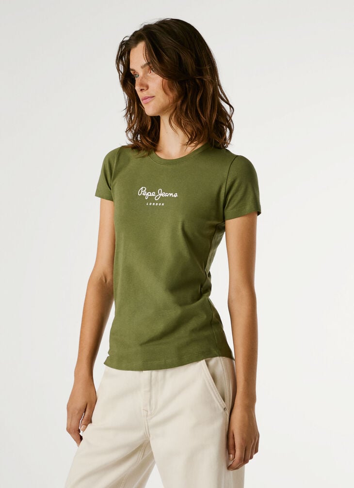 Pepe Jeans Slim Fit Logo Print T-shirt