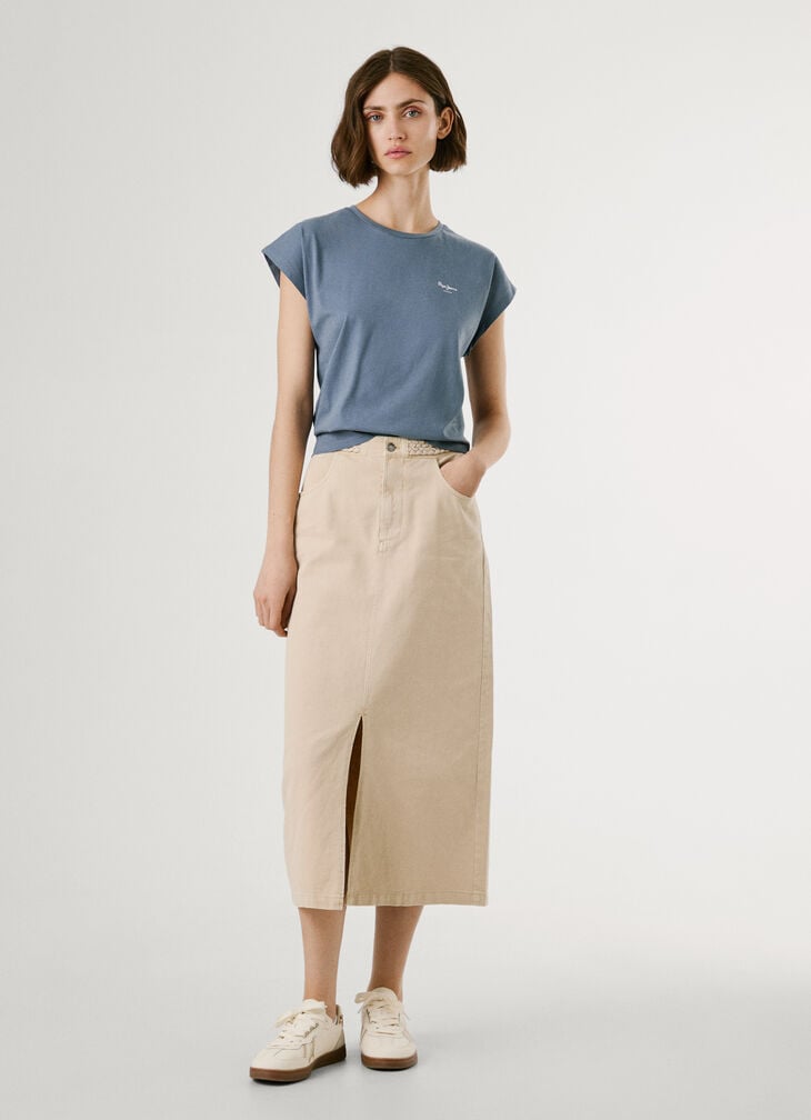 Pepe Jeans Slim Fit Logo Print T-shirt