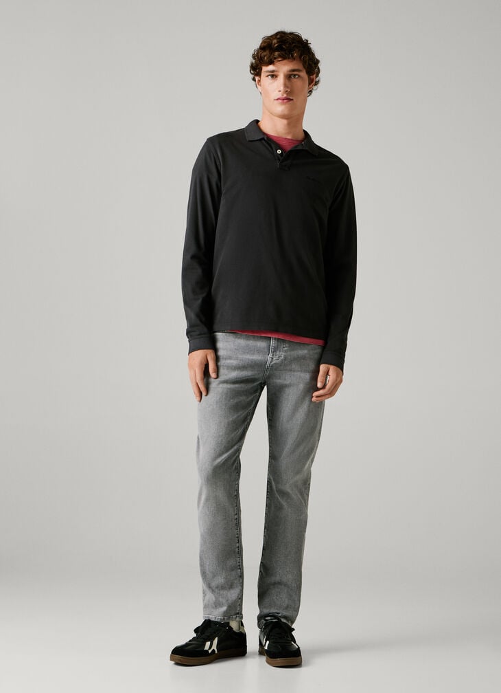 Pepe Jeans slim fit mid-rise jeans - hatch