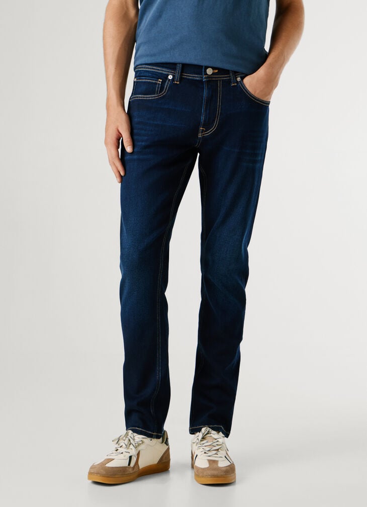 Pepe Jeans Slim Fit Mid-rise Jeans - Track