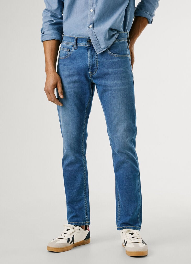 Pepe Jeans Slim Fit Mid-rise Jeans - Track