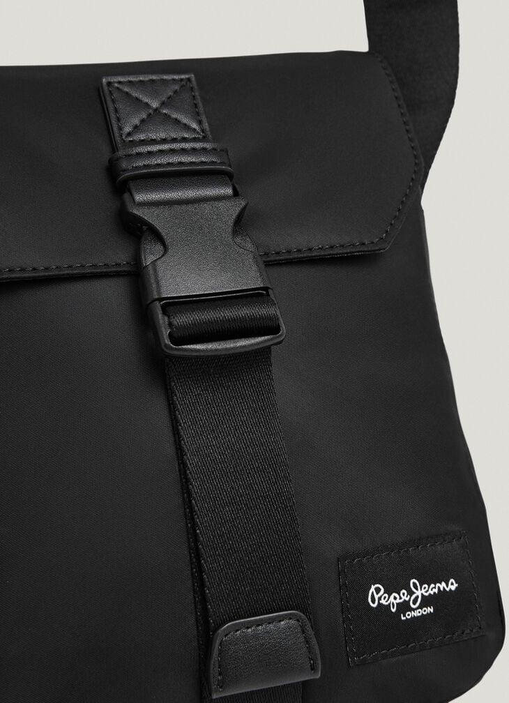 Pepe Jeans Snap Closure Reporter Bag