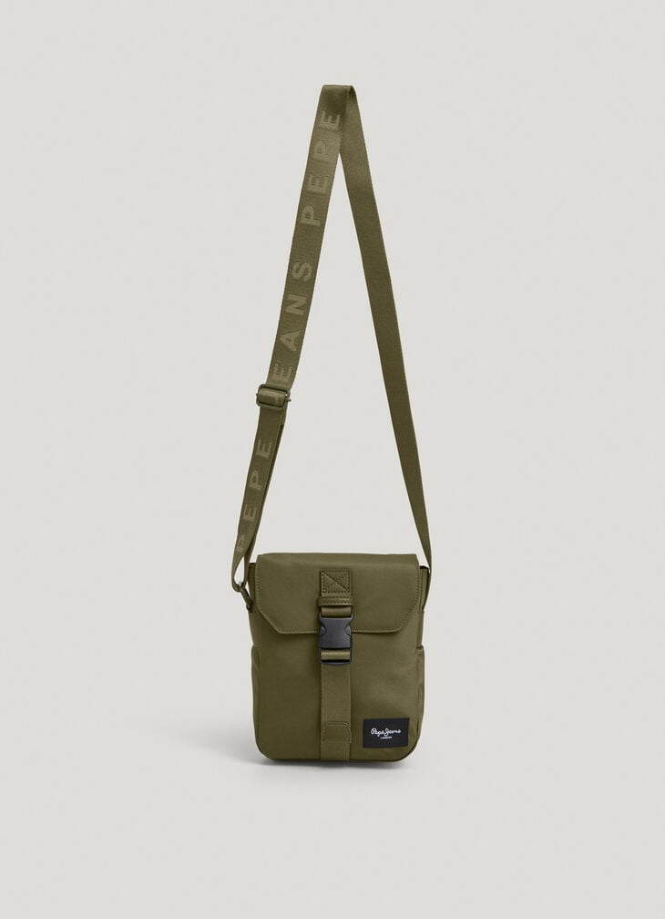 Pepe Jeans Snap Closure Reporter Bag