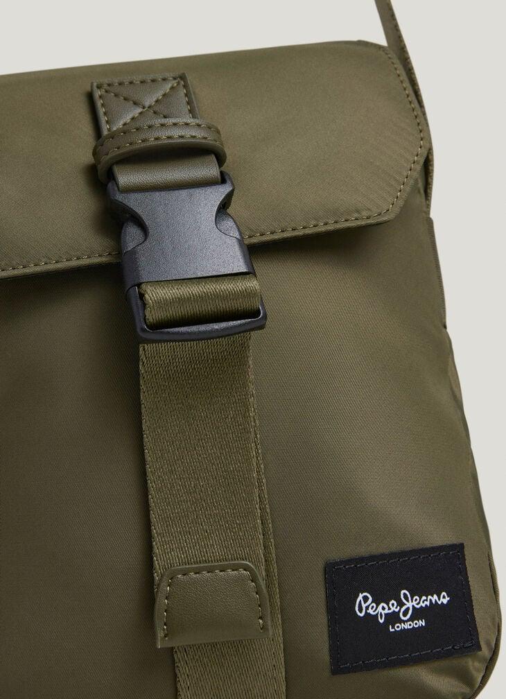 Pepe Jeans Snap Closure Reporter Bag