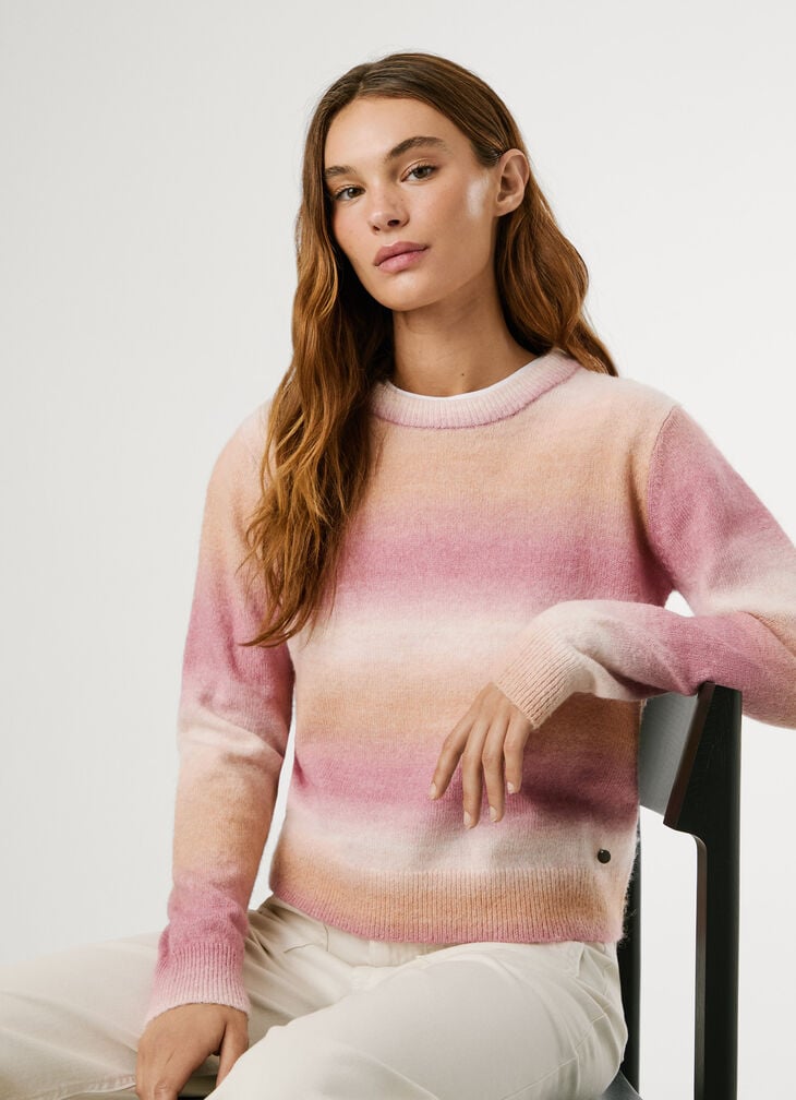Pepe Jeans space dye knit jumper