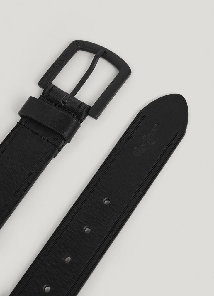 Pepe Jeans Square Buckle Leather Belt