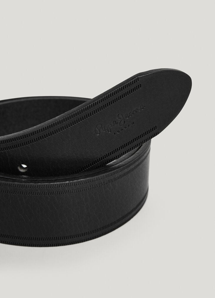 Pepe Jeans Square Buckle Leather Belt