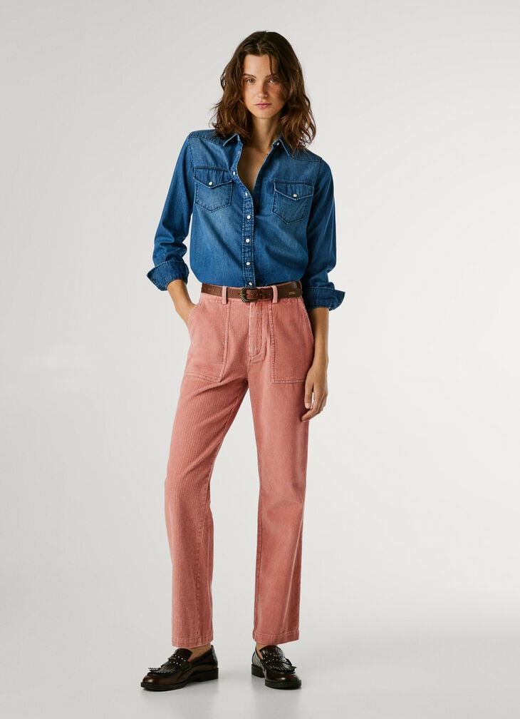 Pepe Jeans straight corduroy trousers