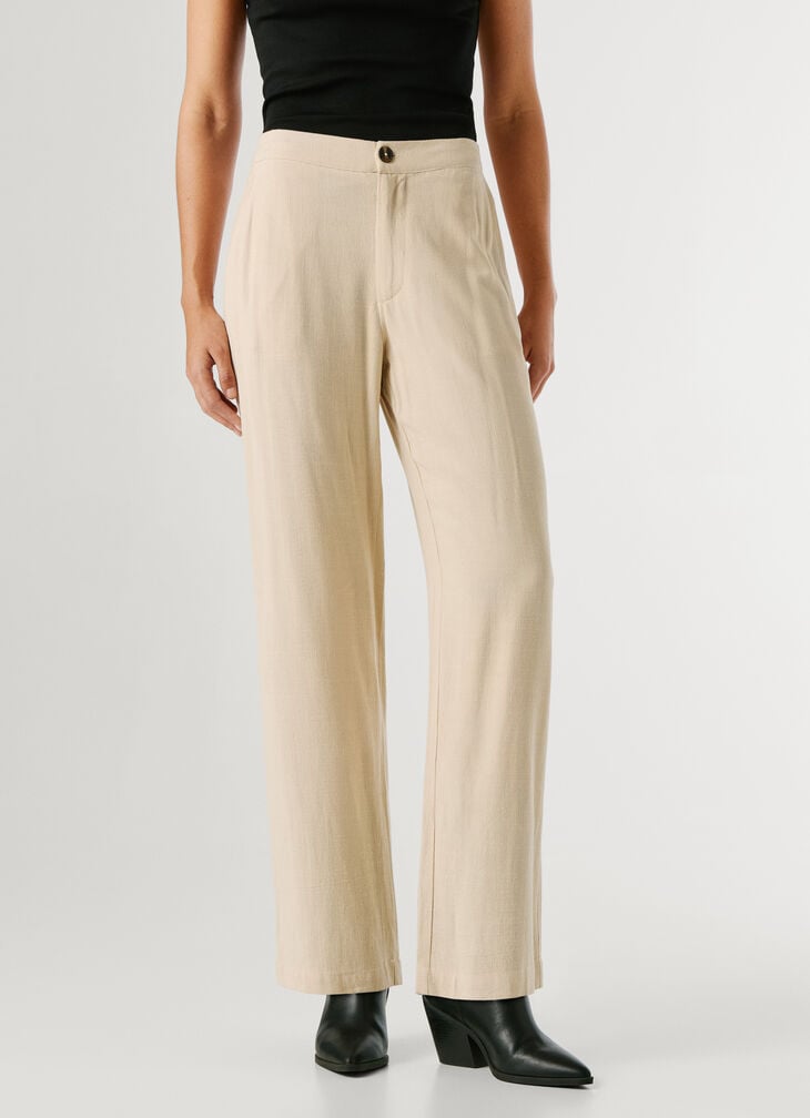 Pepe Jeans Straight Elastic Waist Trousers