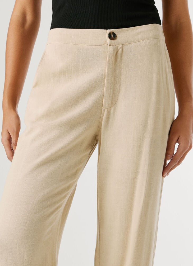 Pepe Jeans Straight Elastic Waist Trousers