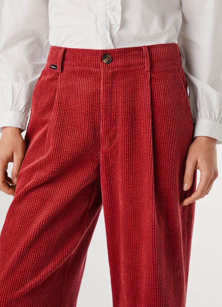 Pepe Jeans Straight Fit Corduroy Trousers