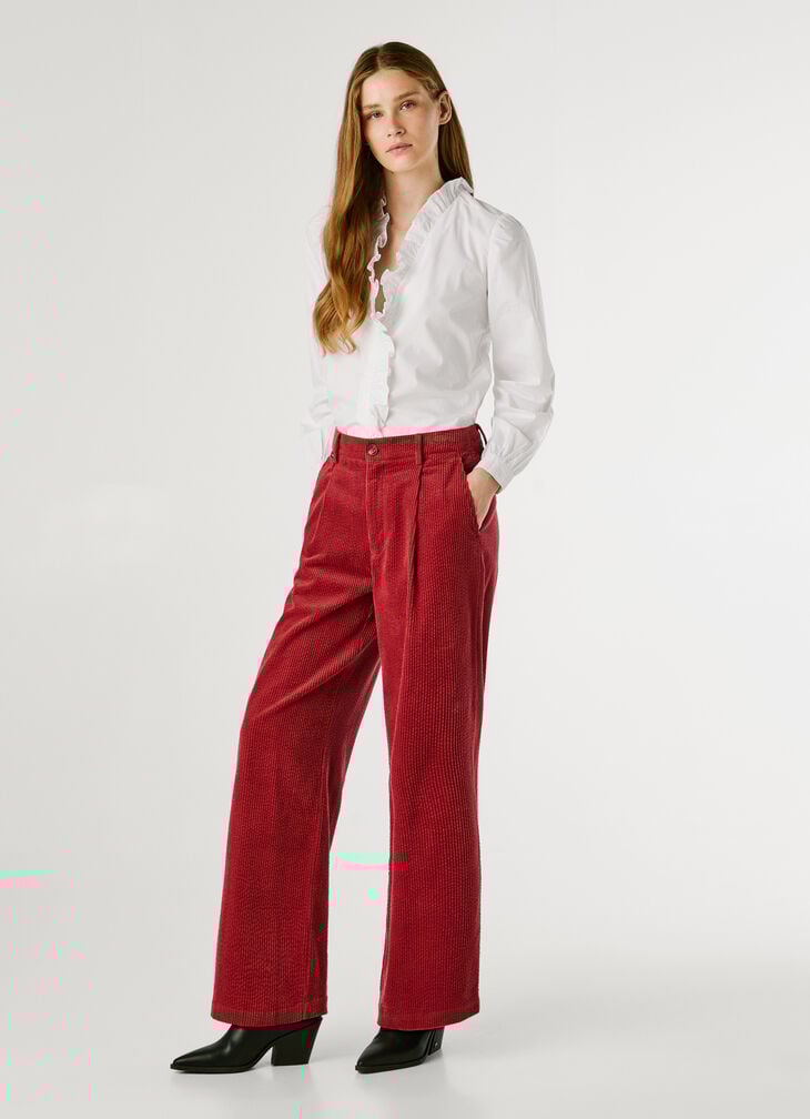 Pepe Jeans Straight Fit Corduroy Trousers