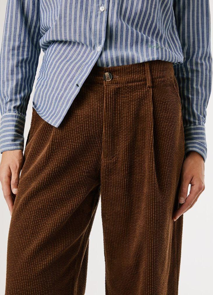Pepe Jeans Straight Fit Corduroy Trousers