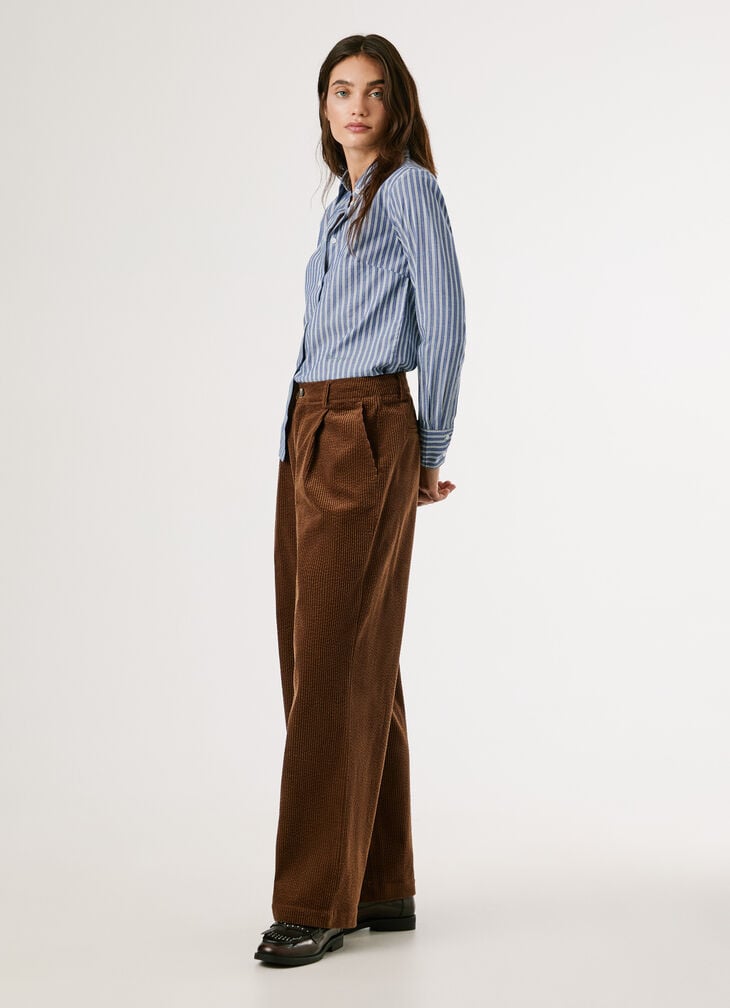 Pepe Jeans Straight Fit Corduroy Trousers