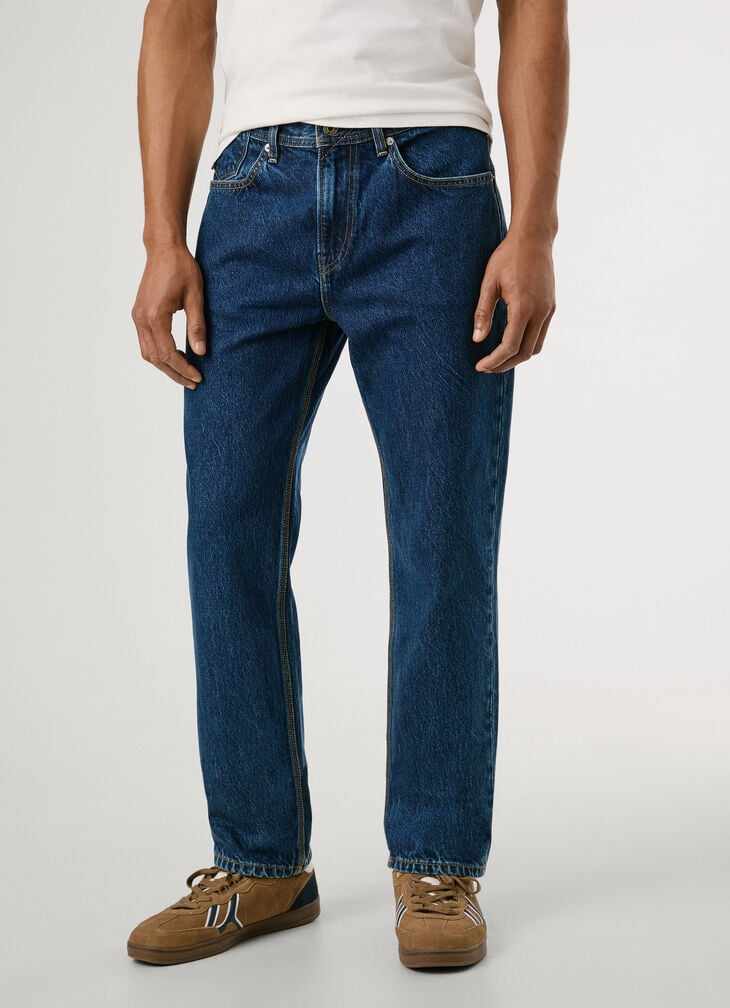 Pepe Jeans Straight Fit Mid-rise Jeans - Byron