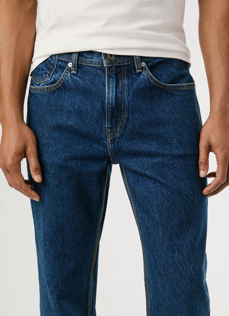 Pepe Jeans Straight Fit Mid-rise Jeans - Byron