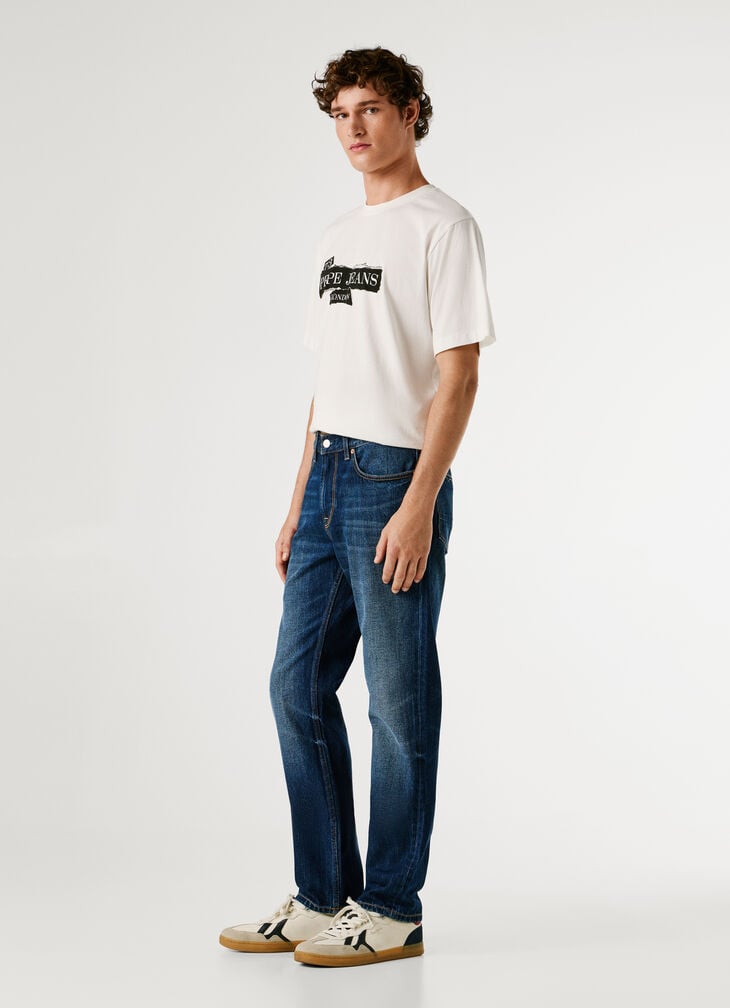 Pepe Jeans Straight Fit Mid-rise Jeans - Byron