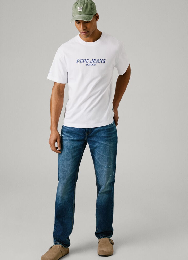 Pepe Jeans straight fit mid-rise jeans - byron