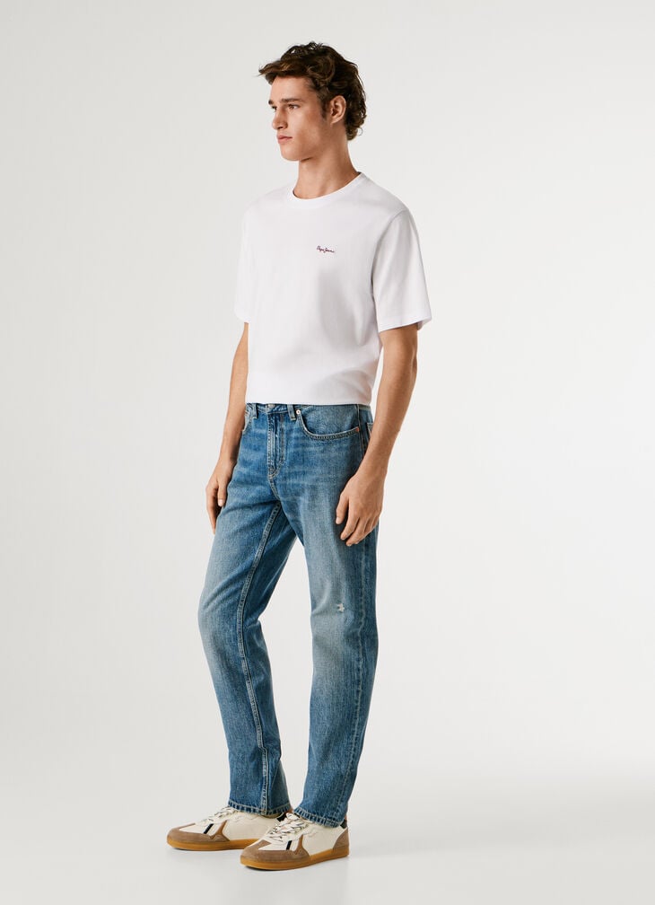 Pepe Jeans Straight Fit Mid-rise Jeans - Byron