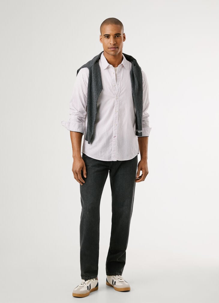 Pepe Jeans straight fit mid-rise jeans - byron