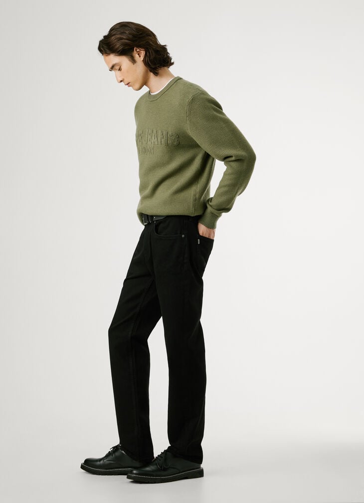 Pepe Jeans straight fit mid-rise jeans - cash