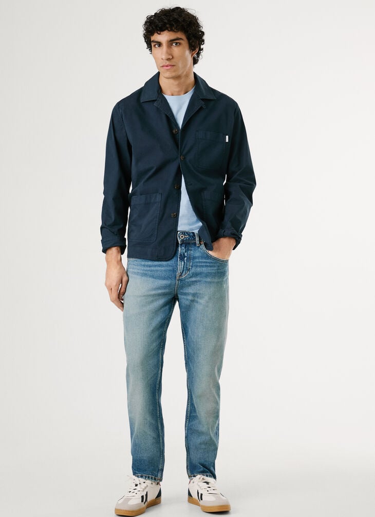 Pepe Jeans straight fit mid-rise jeans - cash