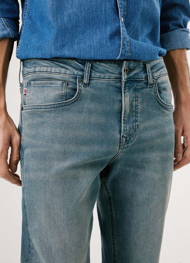 Pepe Jeans Straight Fit Mid-rise Jeans - Cash