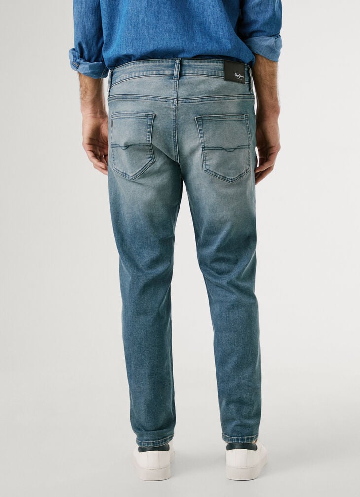 Pepe Jeans Straight Fit Mid-rise Jeans - Cash