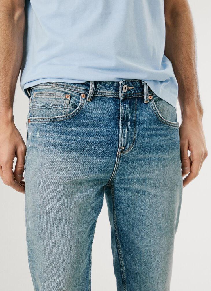 Pepe Jeans Straight Fit Mid-rise Jeans - Cash