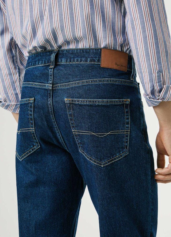Pepe Jeans Straight Fit Mid-rise Jeans - Cash