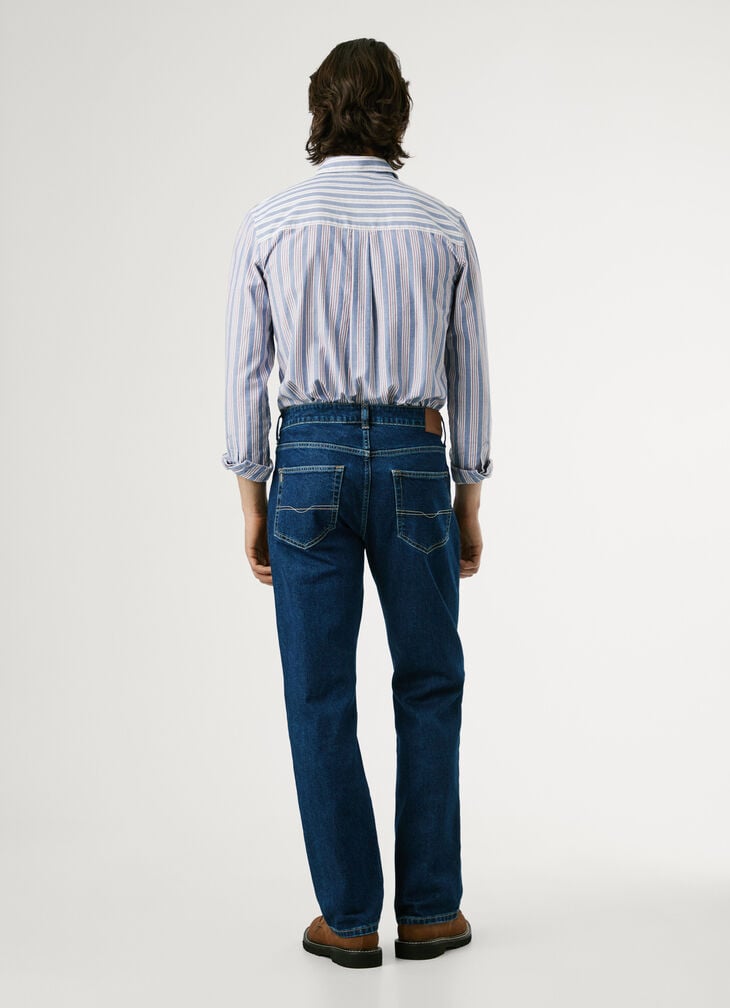 Pepe Jeans Straight Fit Mid-rise Jeans - Cash
