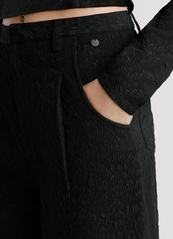 Pepe Jeans Straight Jacquard Trousers