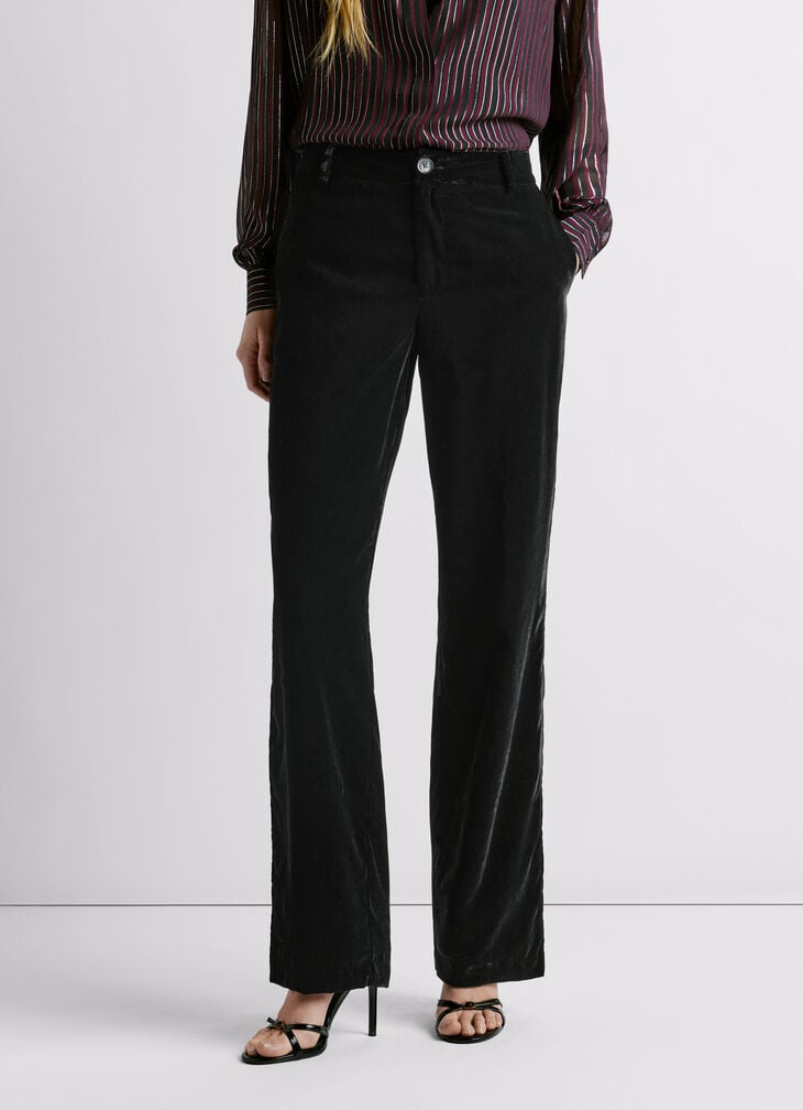 Pepe Jeans Straight Velvet Trousers