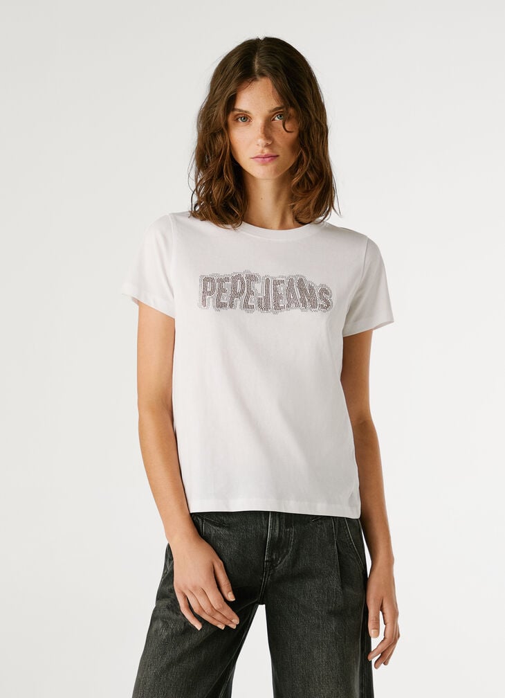 Pepe Jeans Strass Logo T-shirt
