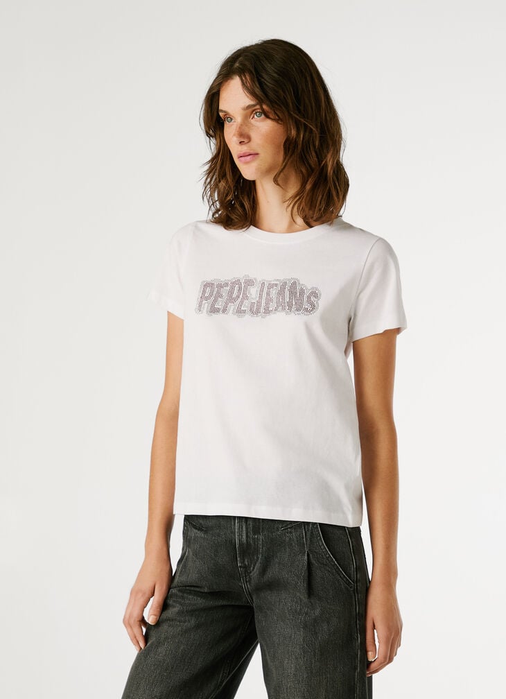 Pepe Jeans Strass Logo T-shirt