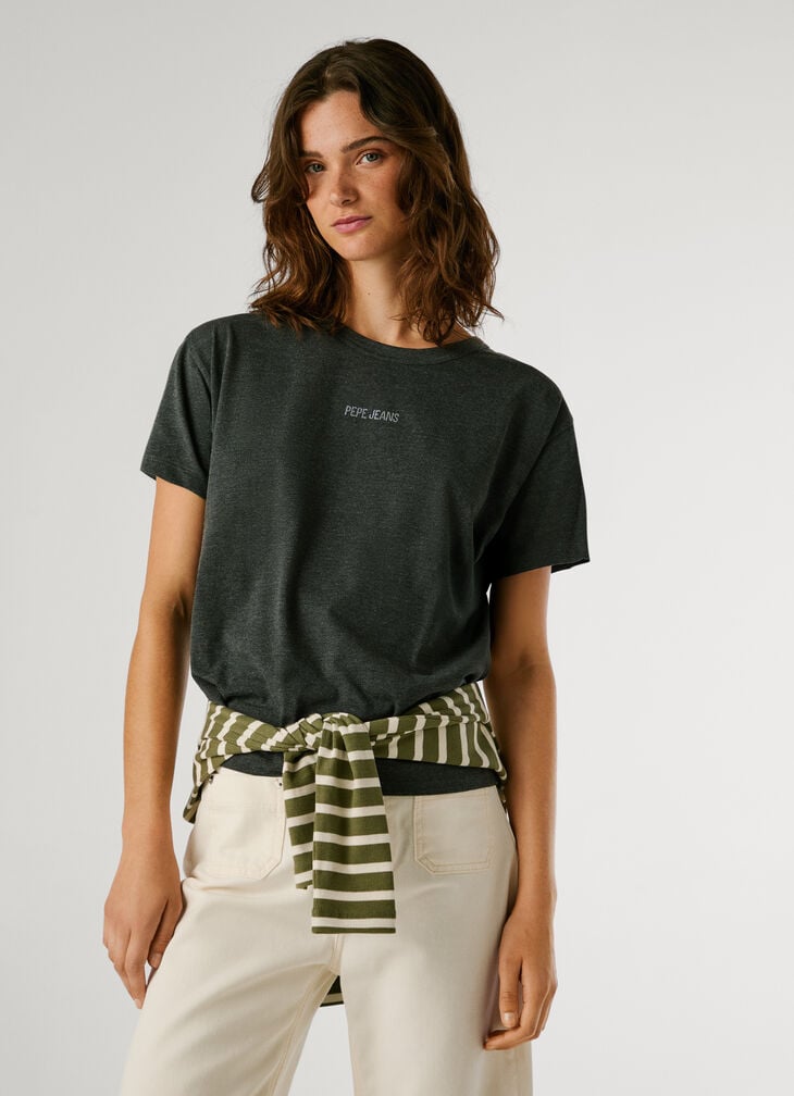 Pepe Jeans strass logo t-shirt