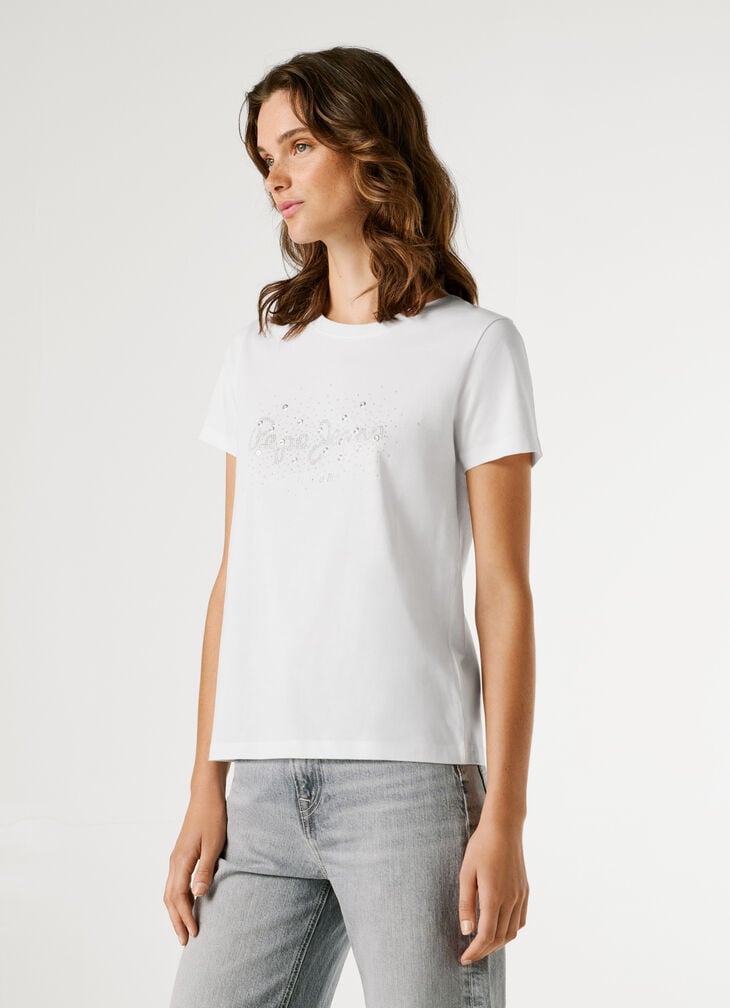 Pepe Jeans Strass Logo T-shirt