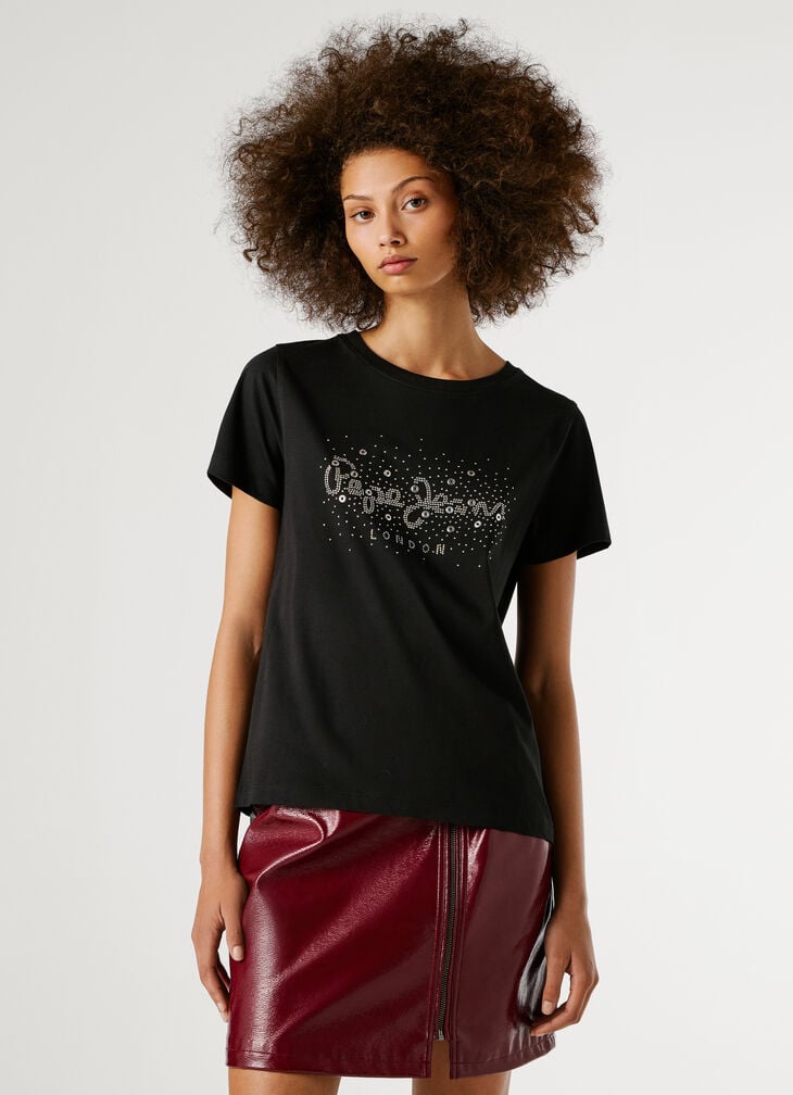 Pepe Jeans Strass Logo T-shirt