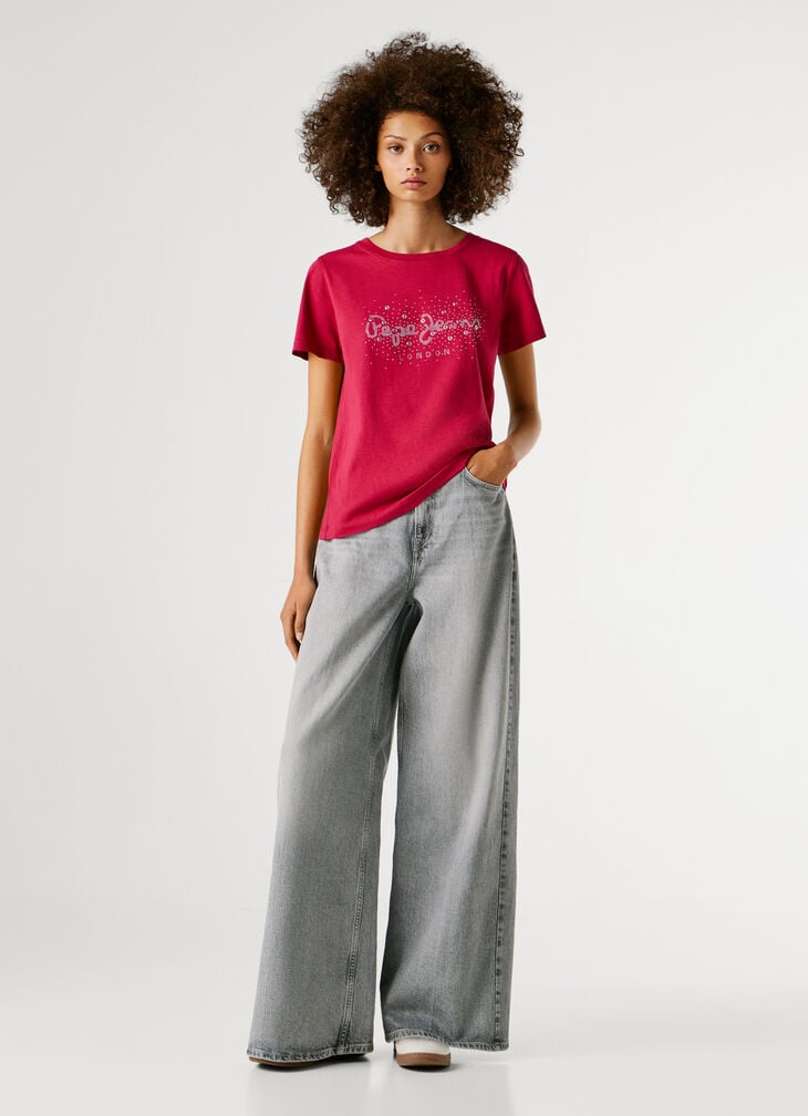 Pepe Jeans Strass Logo T-shirt
